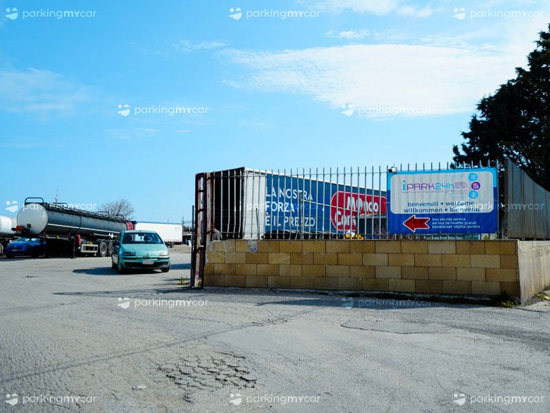 Ipark24h - Aeroporto Bari via di accesso Ipark24h - Aeroporto Bari